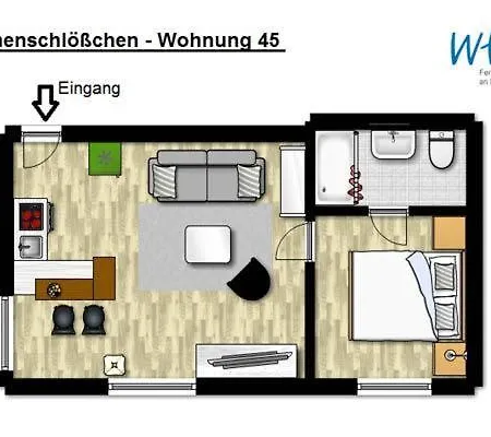 Duenenschloesschen 45 Wangerooge